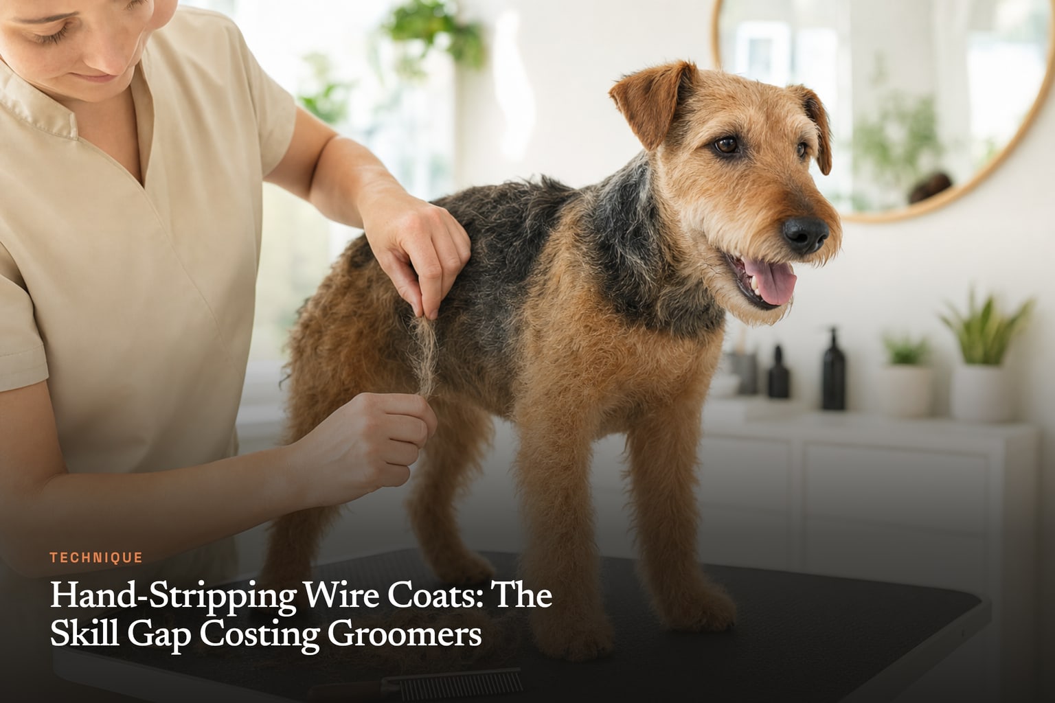 Hand-Stripping Wire Coats: The Skill Gap Costing Groomers