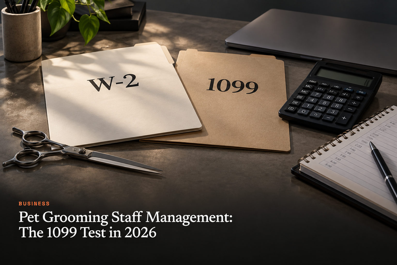Pet Grooming Staff Management: The 1099 Test in 2026