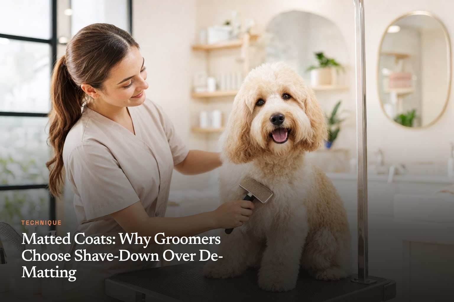 Matted Coats: Why Groomers Choose Shave-Down Over De-Matting