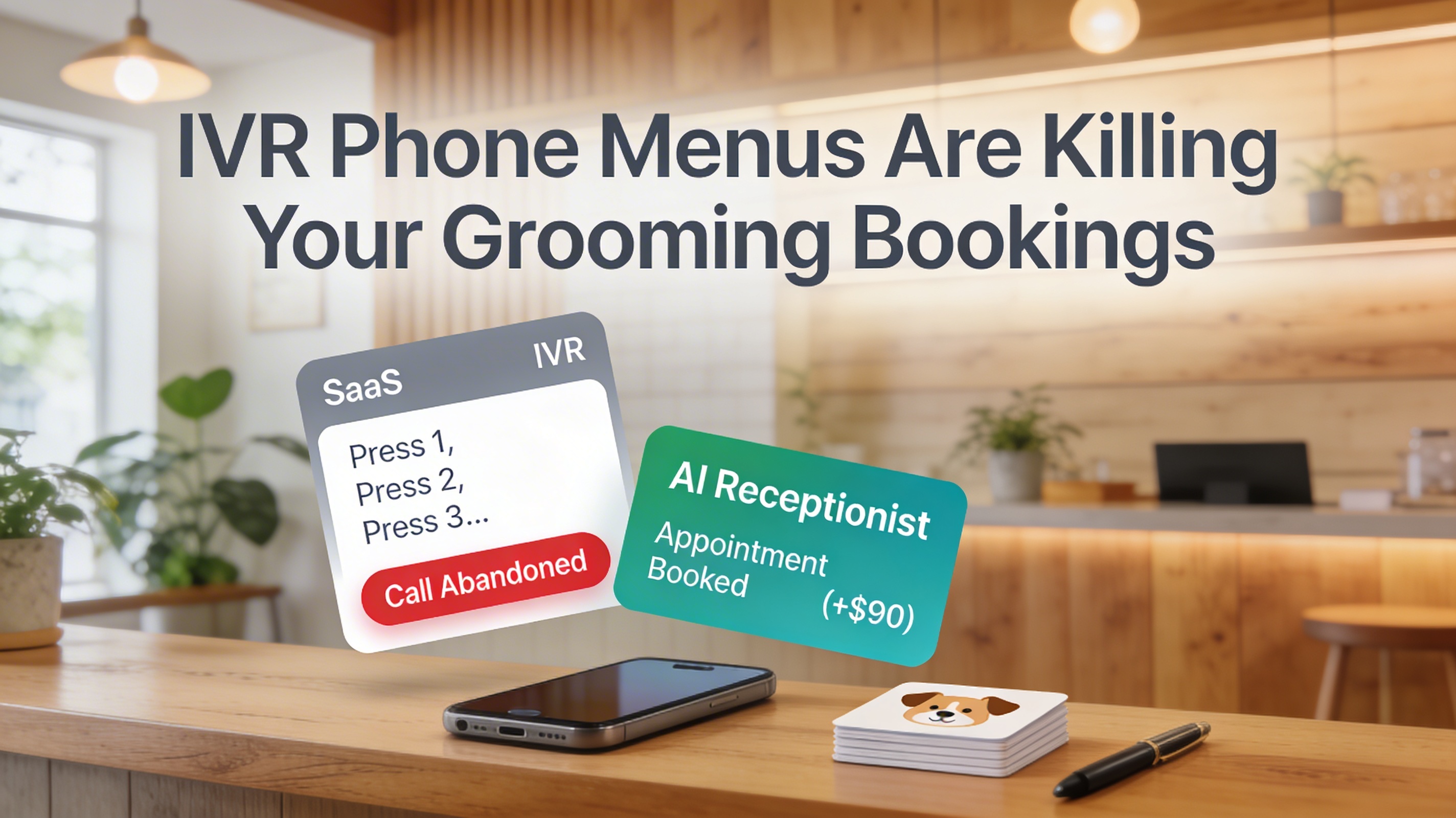 IVR Phone Menus Are Killing Your Grooming Bookings