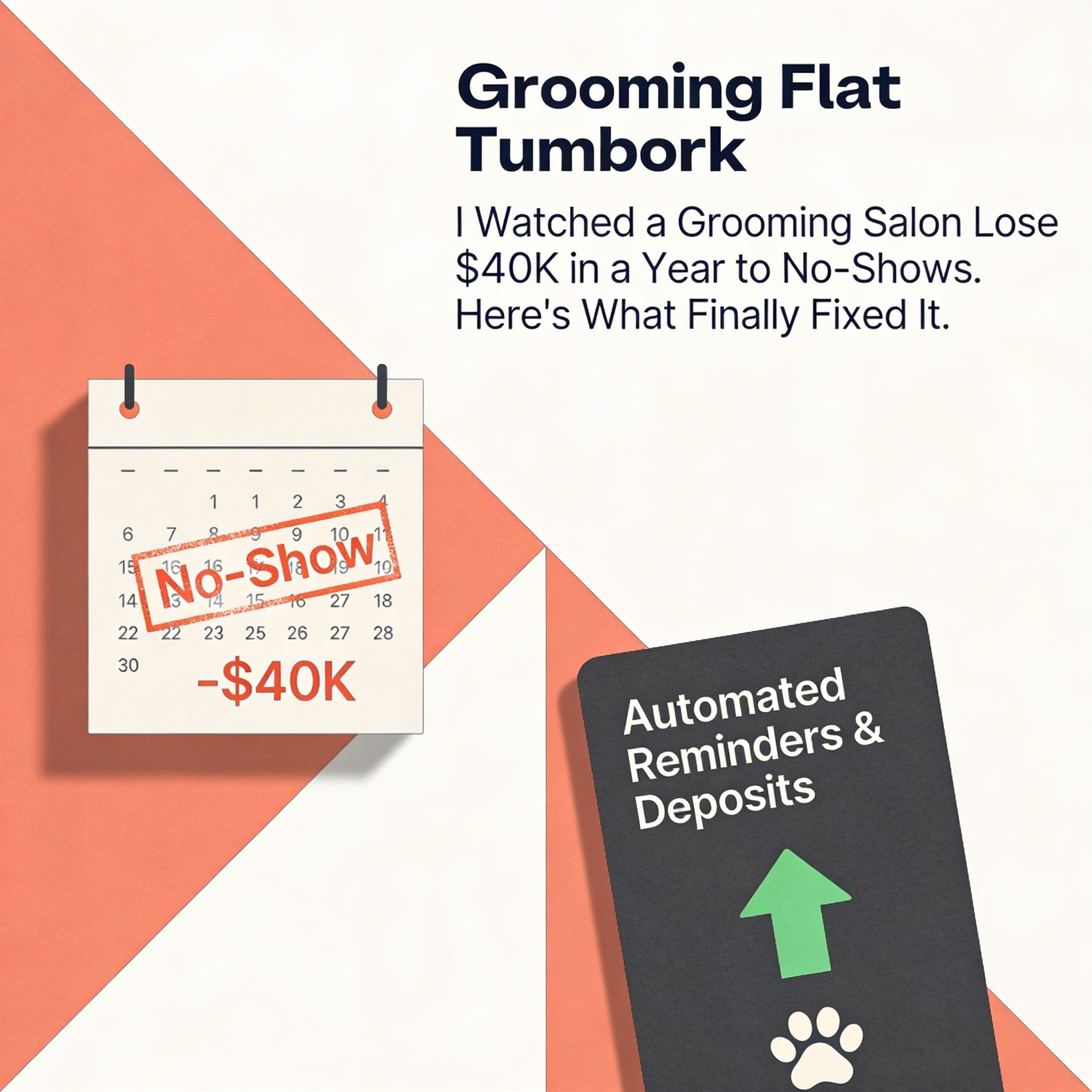 I Watched a Grooming Salon Lose $40K in a Year to No-Shows. Here's What Finally Fixed It.