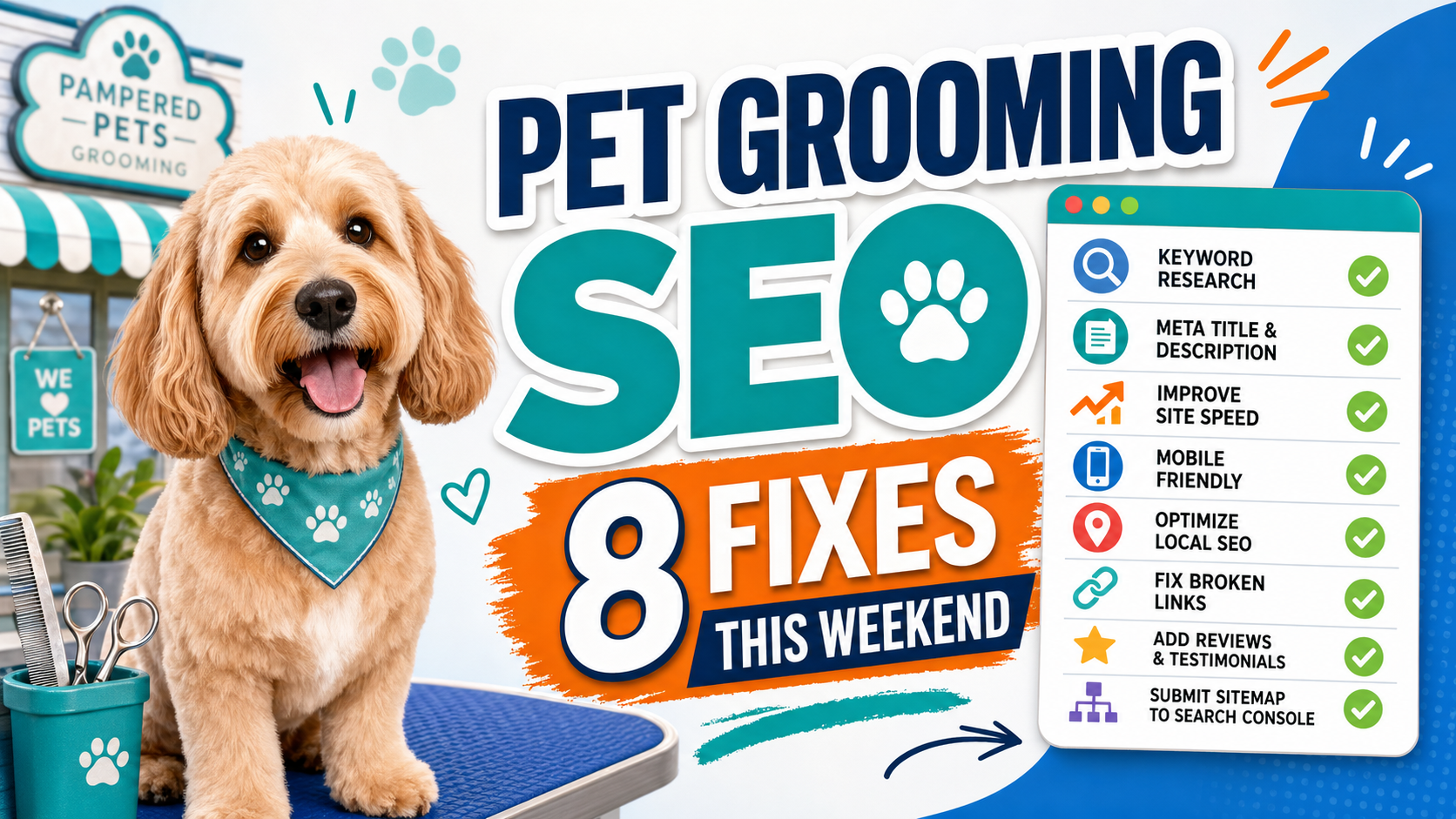 Pet Grooming SEO: 8 Fixes You Can Do This Weekend